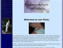 Tablet Screenshot of dreamcatchersaviary.com